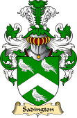 English Coat of Arms (v.23) for the family Sadington