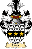 English Coat of Arms (v.23) for the family Lister