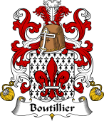Coat of Arms from France for Boutillier