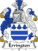 English Coat of Arms for the family Errington