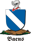 German shield on a mount for Baens