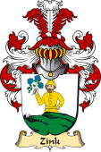 v.23 Coat of Family Arms from Germany for Zink