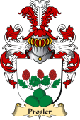 v.23 Coat of Family Arms from Germany for Prosler