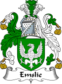 Scottish Coat of Arms for Emsley or Emslie