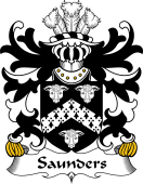 Welsh Coat of Arms for Saunders (of Pendine, Carmanthenshire)