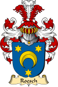 v.23 Coat of Family Arms from Germany for Roesch