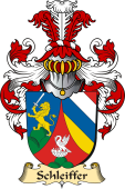 v.23 Coat of Family Arms from Germany for Schleiffer