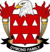 Coat of arms used by the Dymond family in the United States of America
