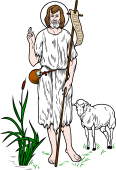 Catholic Saints Clipart image: St John the Baptist