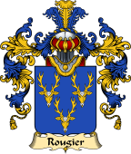 French Family Coat of Arms (v.25) Rougier