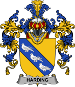 Irish Family Coat of Arms (v.25b) Harding