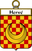 French Coat of Arms Badge for Hervé