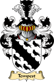 English Coat of Arms (v.23) for the family Tempest