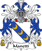 Italian Coat of Arms for Manetti