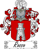 Araldica Italiana Coat of arms used by the Italian family Rosso