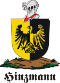 German shield on a mount for Hinzmann