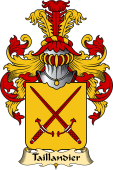 French Family Coat of Arms (v.23) for Taillandier