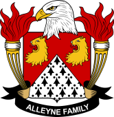 Coat of arms used by the Alleyne family in the United States of America
