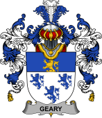 Irish Family Coat of Arms (v.25b) Geary or O'Geary