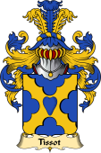 French Family Coat of Arms (v.23) for Tissot