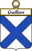 French Coat of Arms Badge for Guillon