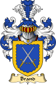 English Coat of Arms (v.23) for the family Brand