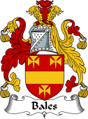 English Coat of Arms for the family Bales