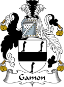 English Coat of Arms for Gambon or Gamon