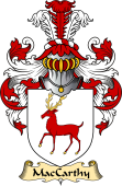Irish Family Coat of Arms (v.23) for MacCarthy or Carty