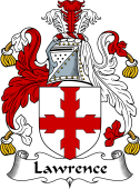 English Coat of Arms for Lawrence or Laurence