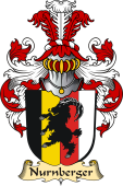 v.23 Coat of Family Arms from Germany for Nurnberger