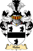 English Coat of Arms (v.23) for the family Halse