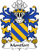 Welsh Coat of Arms for Montfort (Daughter m. Llywelyn ap Gruffudd)