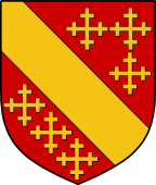 English Family Shield for Hornsby or Hornesby