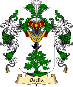 Italian Family Coat of Arms (v.25a) Osella
