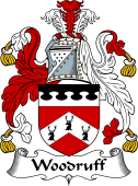 English Coat of Arms for Woodroff or Woodruff