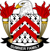 Coat of arms used by the Sumner family in the United States of America