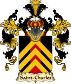 French Family Coat of Arms (v.25) Saint-Charles
