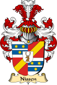 v.23 Coat of Family Arms from Germany for Nissen