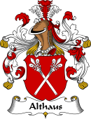 German Wappen Coat of Arms for Althaus