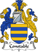 English Coat of Arms for the family Constable