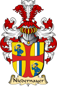 v.23 Coat of Family Arms from Germany for Niedernayer