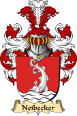 v.23 Coat of Family Arms from Germany for Neibecker