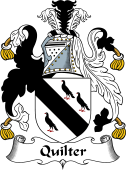 English Coat of Arms for the family Quilter