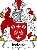 English Coat of Arms for the family Ireland