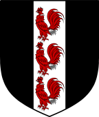 English Family Shield for Badcock or Babcock
