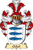 v.23 Coat of Family Arms from Germany for Ockel