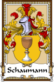 German Coat of Arms Wappen Bookplate  for Schaumann