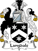 English Coat of Arms for Langdale