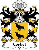 Welsh Coat of Arms for Corbet (of Cawrse, Montgomeryshire)